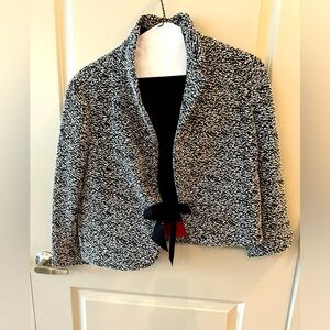 Ann Taylor tie-ribbon blazer size 14. Dry cleaned & ready to wear!